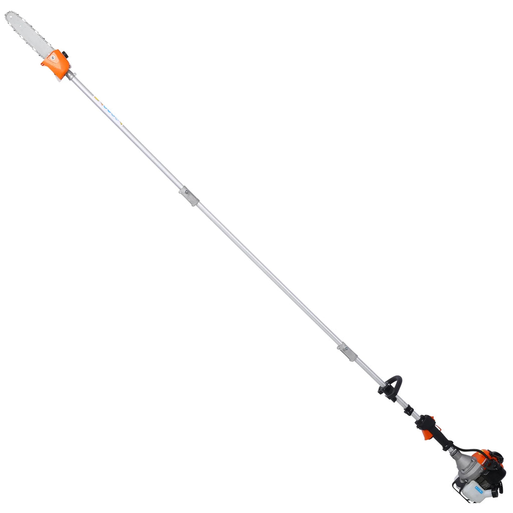 10 in 1 52CC 2-Cycle Garden Tool System with Pole Saw, Hedge Trimmer, Grass Trimmer, and Brush Cutter W199754