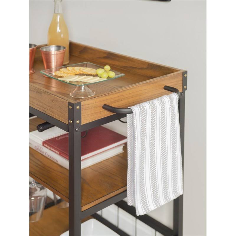 Black Kitchen Cart Z424