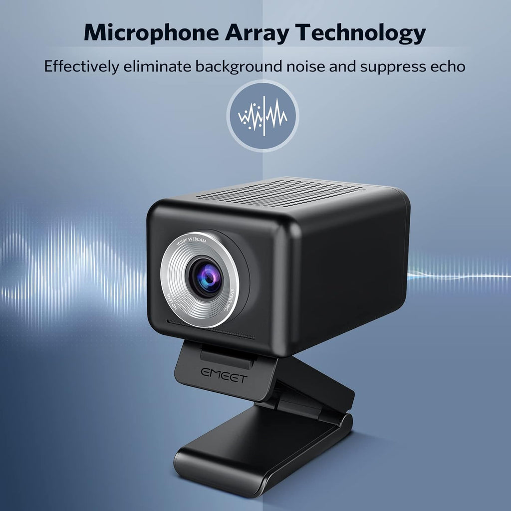 3 in 1 1080P 60FPS Webcam with Microphone and Speaker O8830