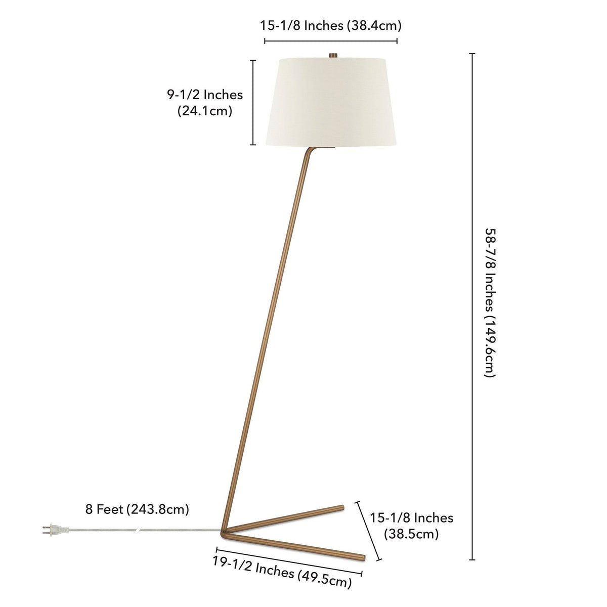 Brass Floor Lamp K10565