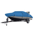All Seasons Trailerable Boat Cover with Polyester Fade-Resistant Fabric J218