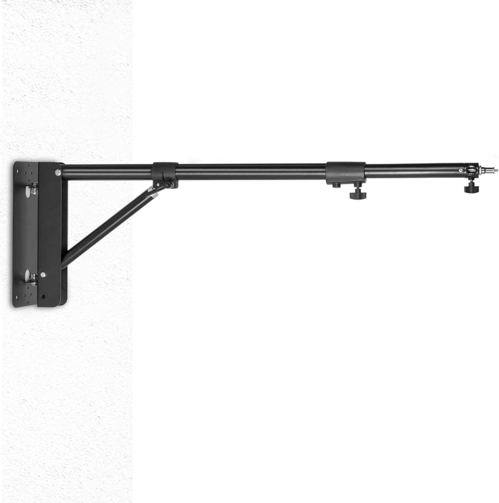 Triangle Wall Mounting Boom Arm Light Stand, Max Length 51.2 inches/130cm F45696