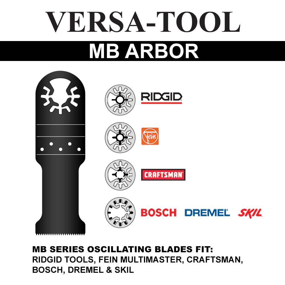 80mm HSS Semi-Circular Multi-Tool Saw Blades 25/pk T261