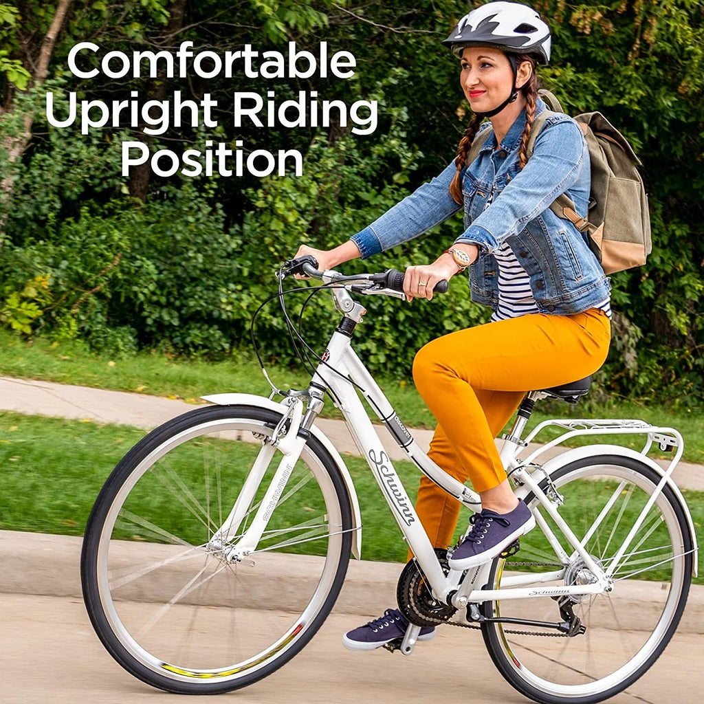 White 700c Women's Hybrid Bicycle K21047