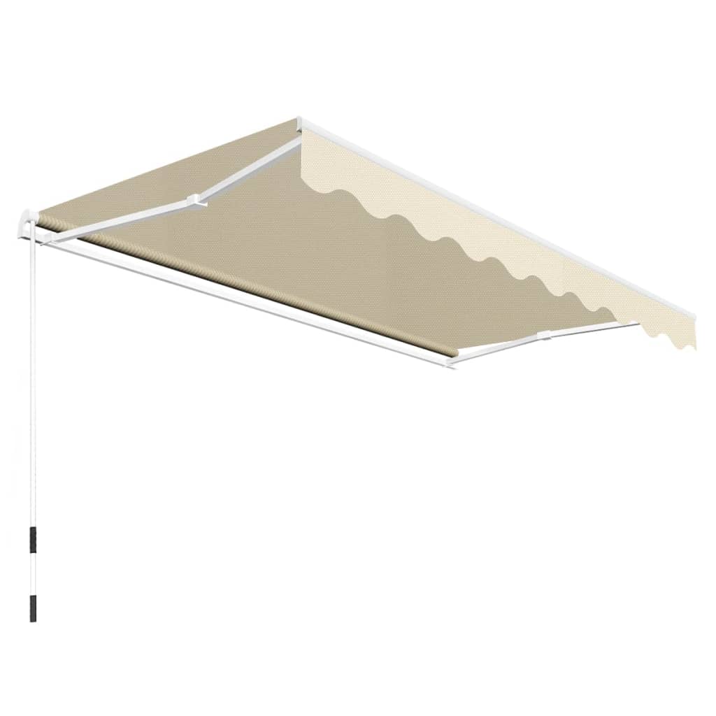 Folding Awning Manual Operated 118.1" Cream M8216