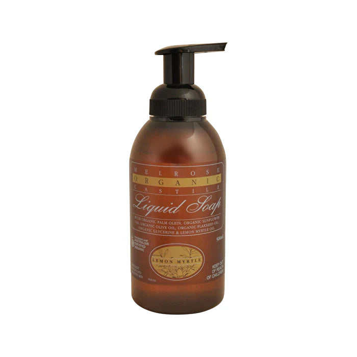 Organic Castile Liquid Soap Lemon Myrtle Pump 500ml I281742