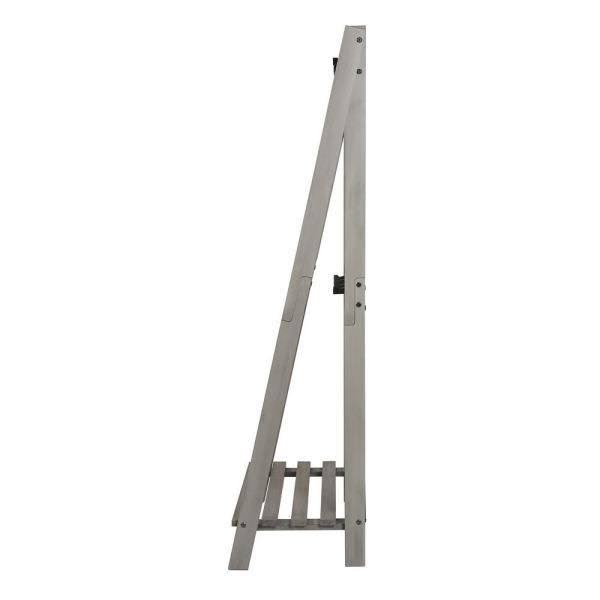 Grey Solid Wood Hall Tree with Shelf and 8 Hooks X55398