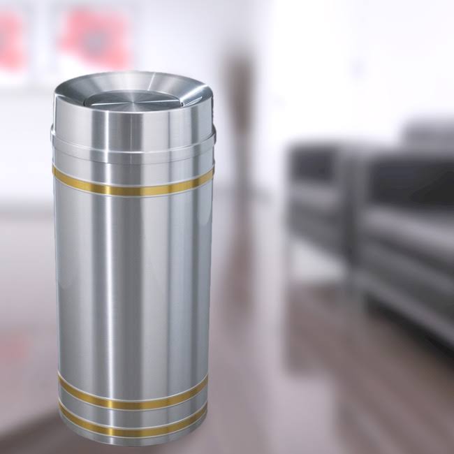 12 Gallon Tip Action Trash Can Q810036
