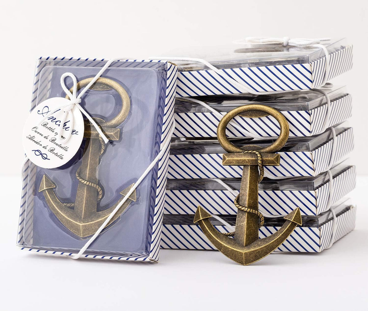 30Pcs Nautical Anchor Bottle Openers with Individual Gift Package R927405