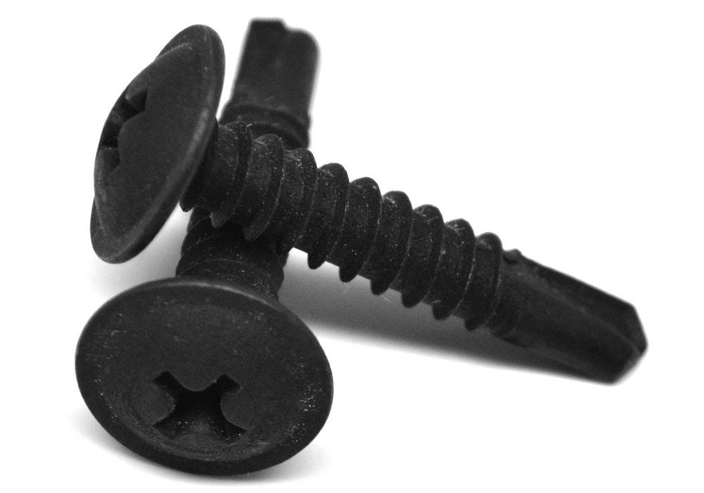 Self Drilling Screw Phillips Low Carbon Steel Black Oxide J127604