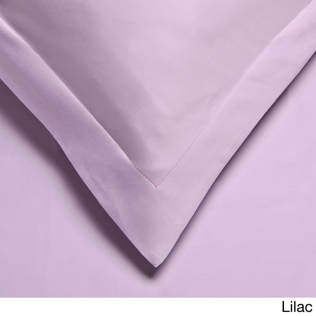 Lilac King Cotton Sateen Duvet Cover Set Q475066