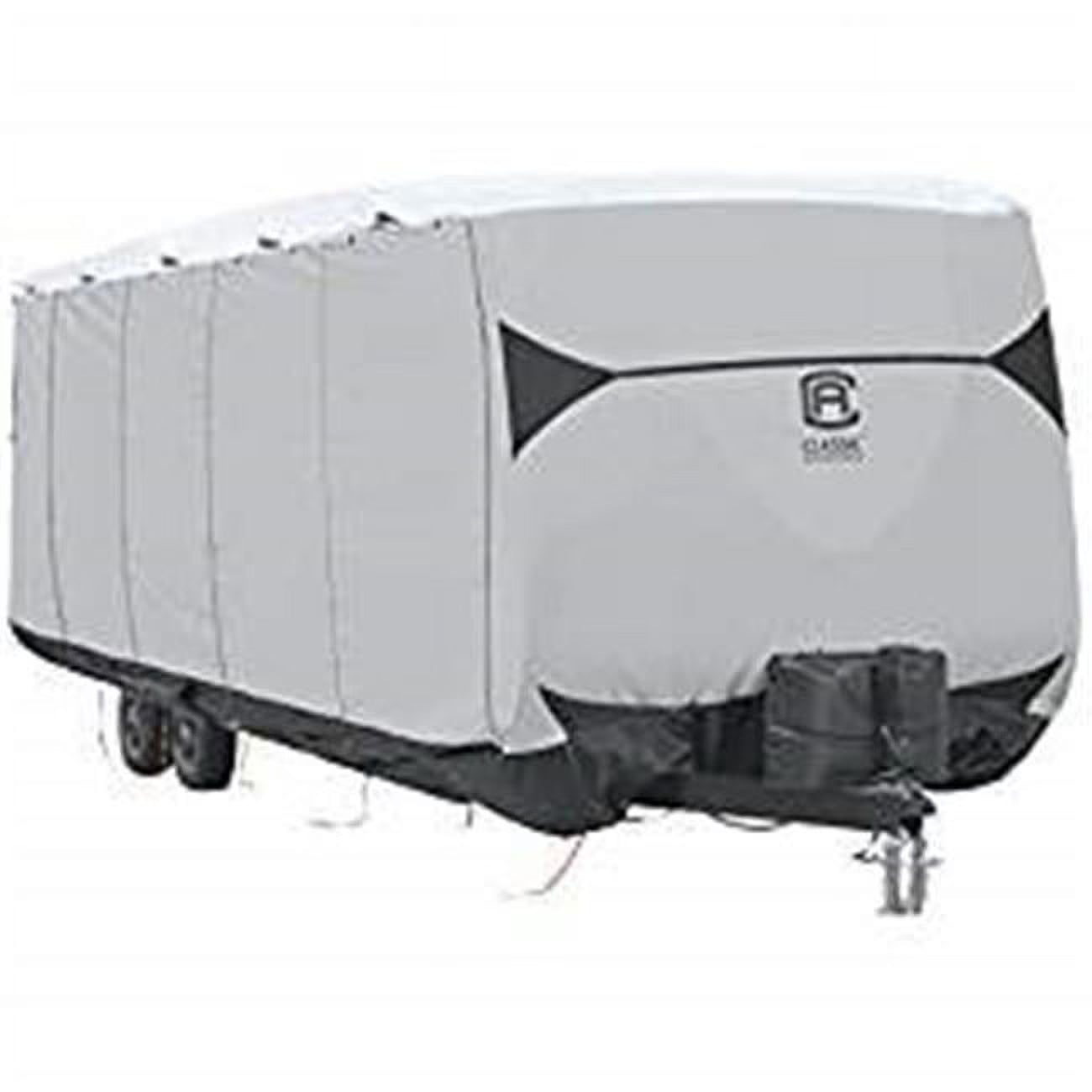 Grey RV Cover for Travel Trailer & Toy Hauler, Fits 33 - 35 ft. Y4845