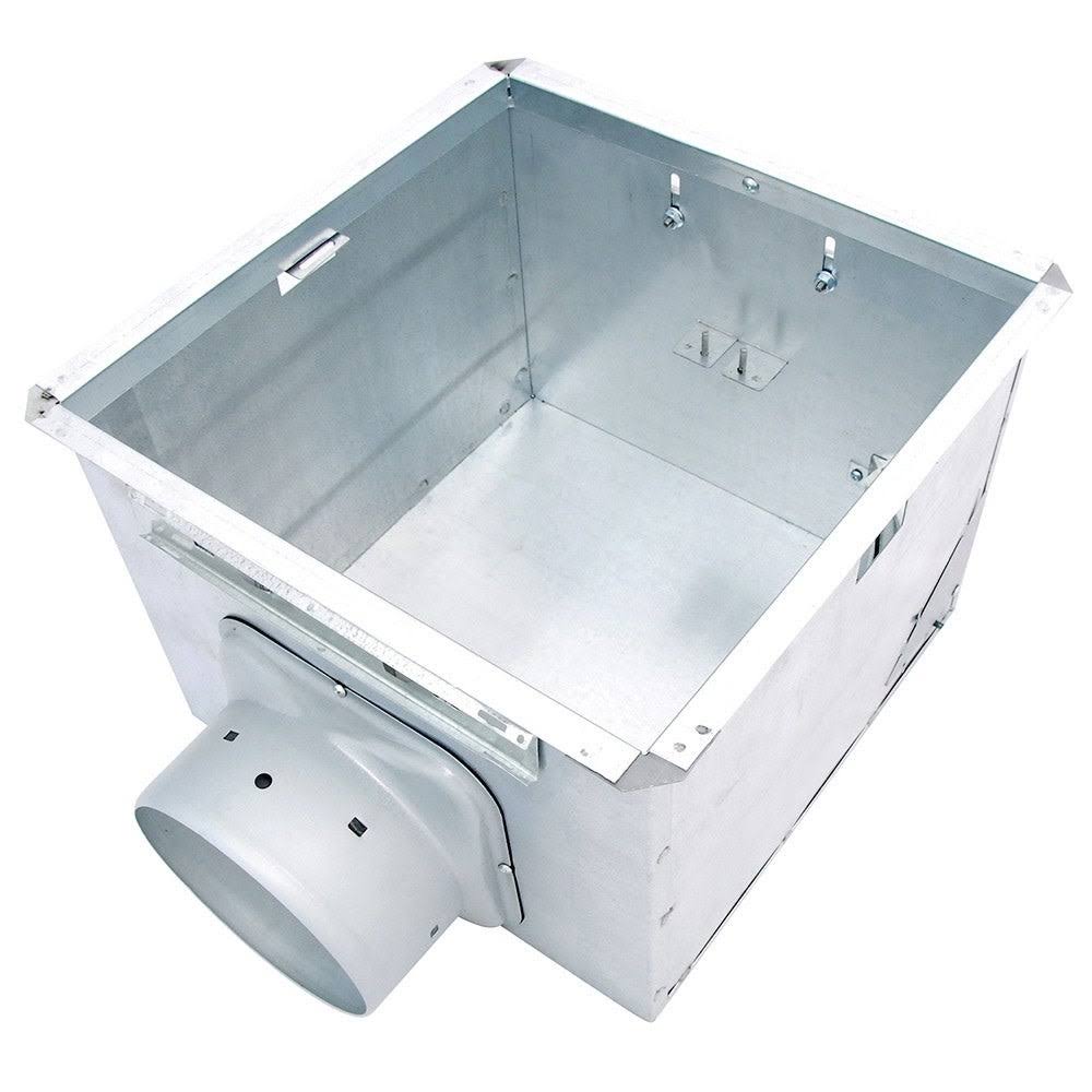 130 CFM 0.6 Sone Ceiling Mounted LED Light Humidity - White I696360