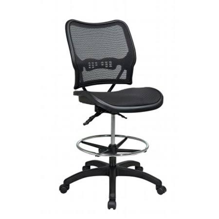 Black Ergonomic Drafting Chair O31811