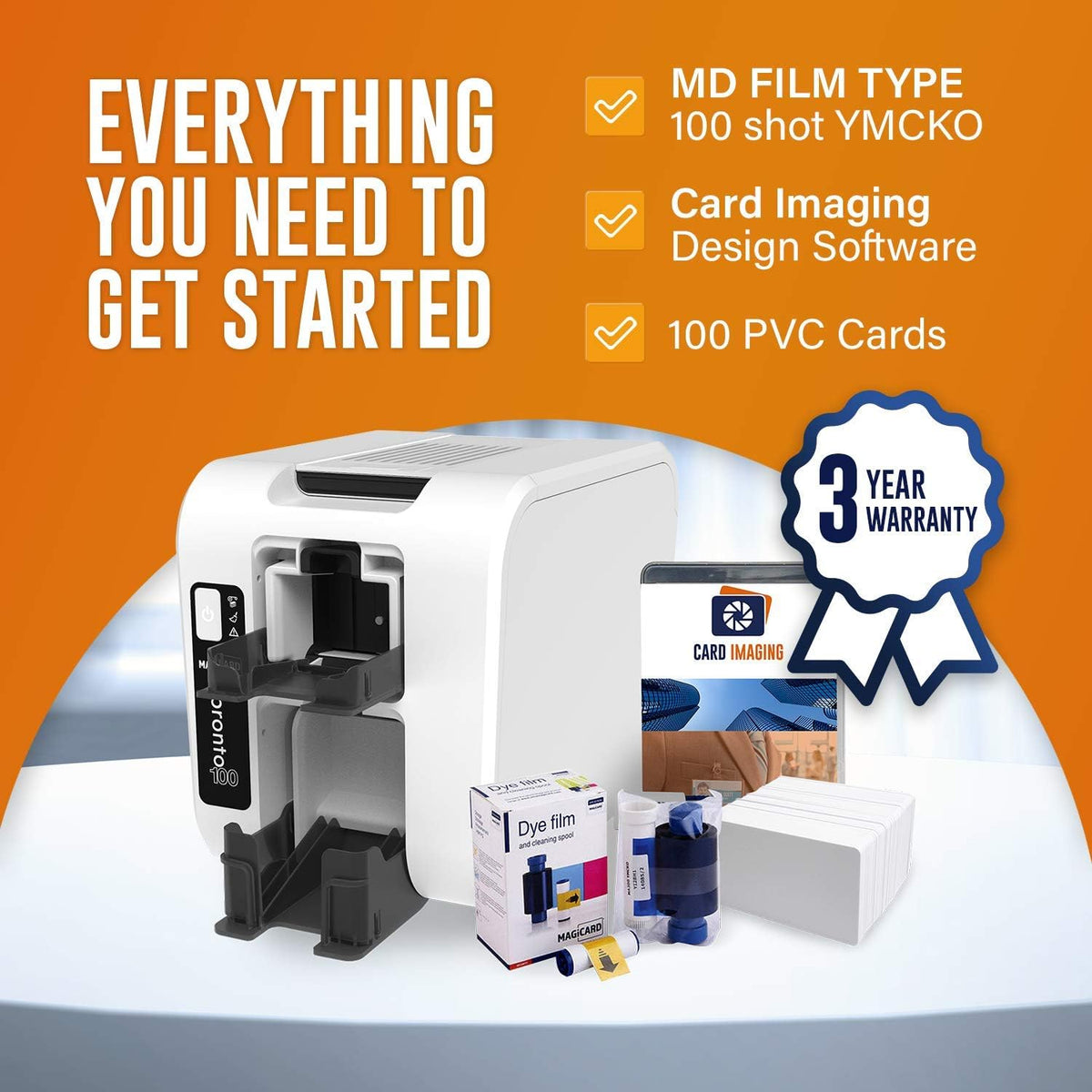 ID Card Printer Badge Maker Machine J36489