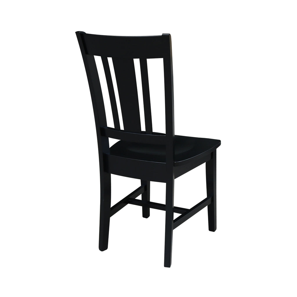Black Splatback Dining Chair (set of 2) U39034