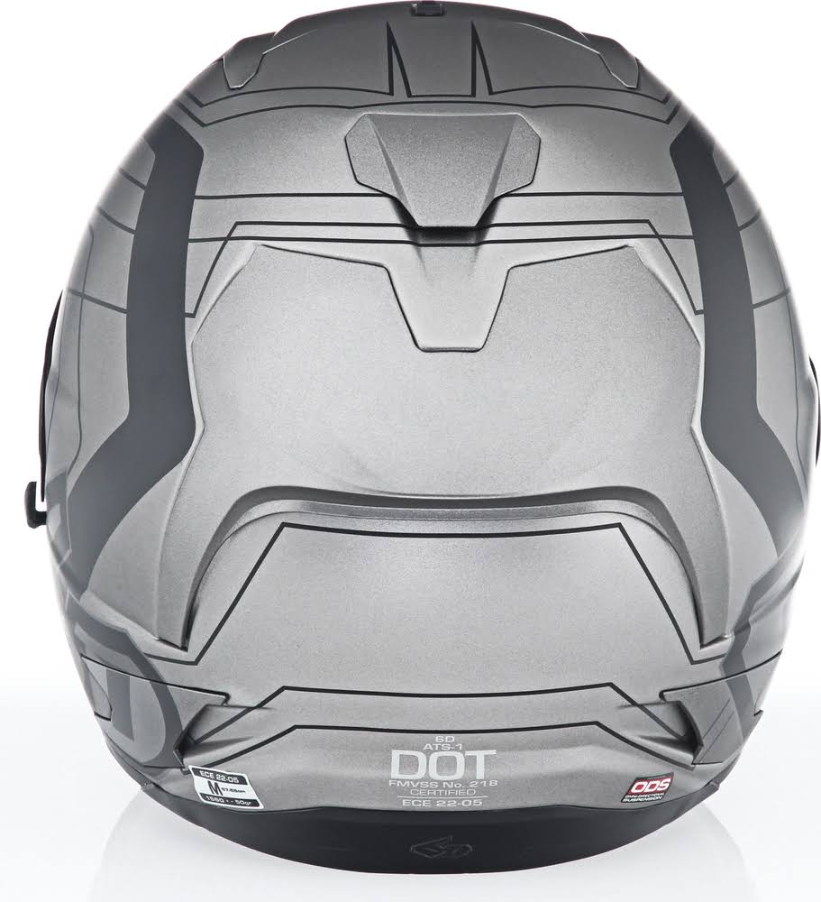 Matte Titanium Aero Helmet U6468