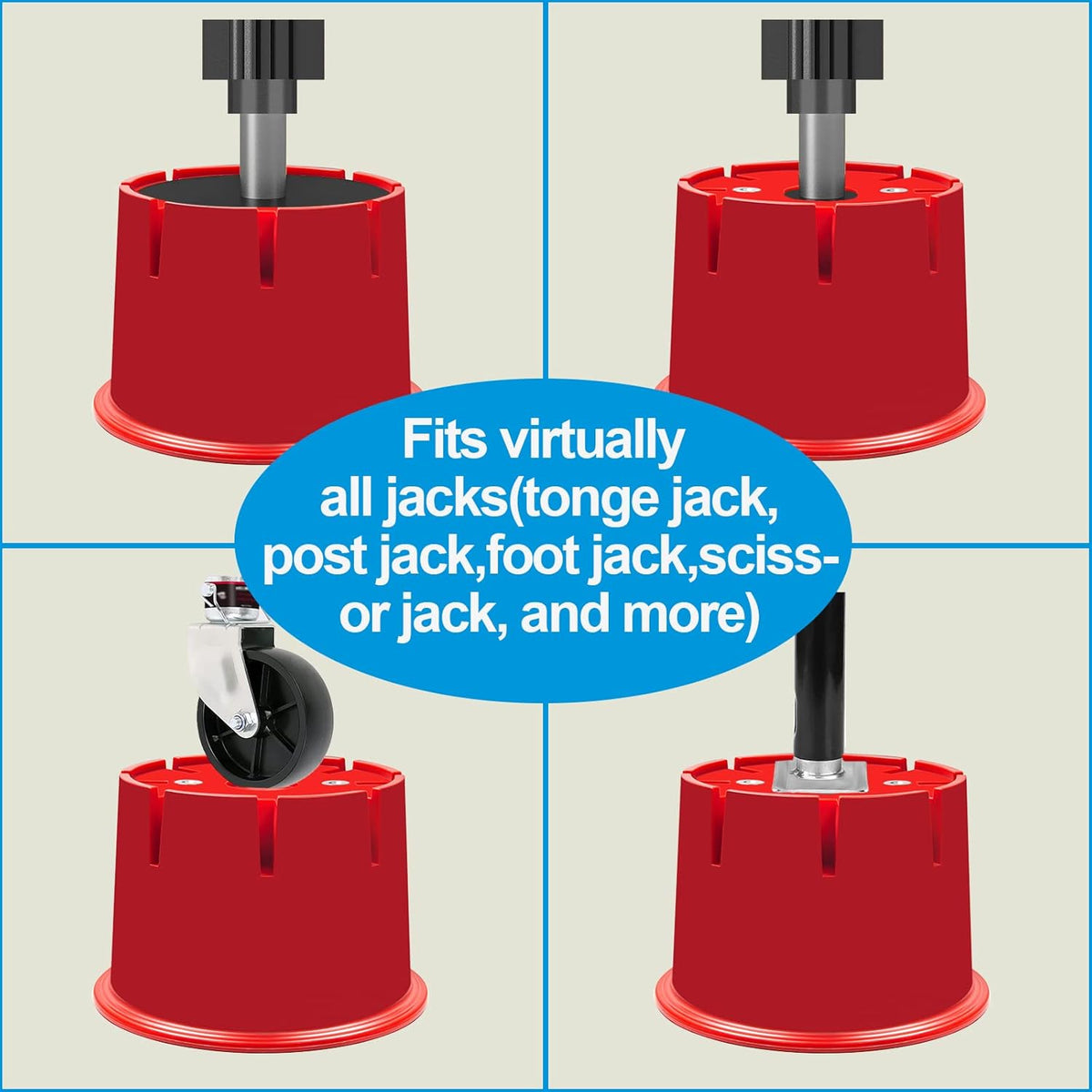 Jack Block for RV Travel Trailer, Fifth Wheel, Popup Camper, Toy Hauler, Supports up to 10000 lbs per Block B206