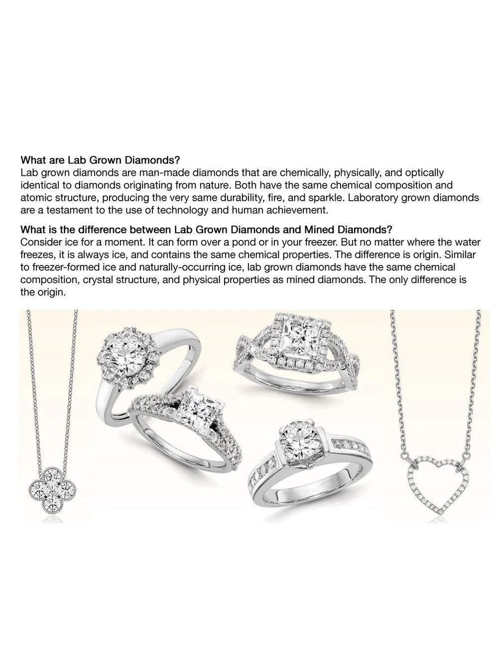 14K White and Yellow Gold Lab-Grown Diamond Ring P79806