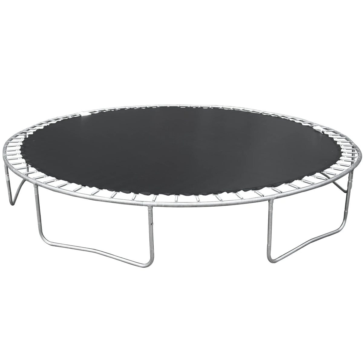 14FT Outdoor Trampoline with Basketball Hoop, Ladder and Safety Enclosure Net P3864