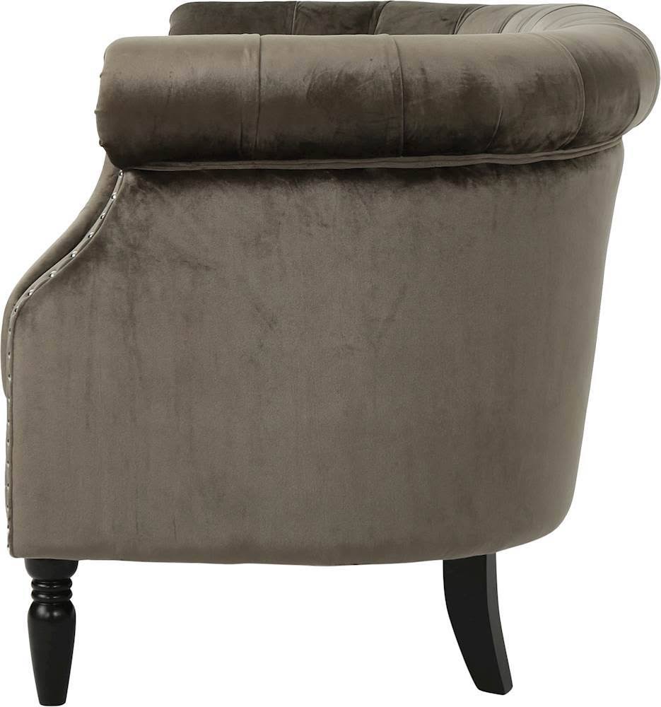 Gray Velvet Loveseat N632