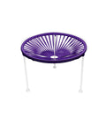 Purple Weave Table on White Frame Z206991