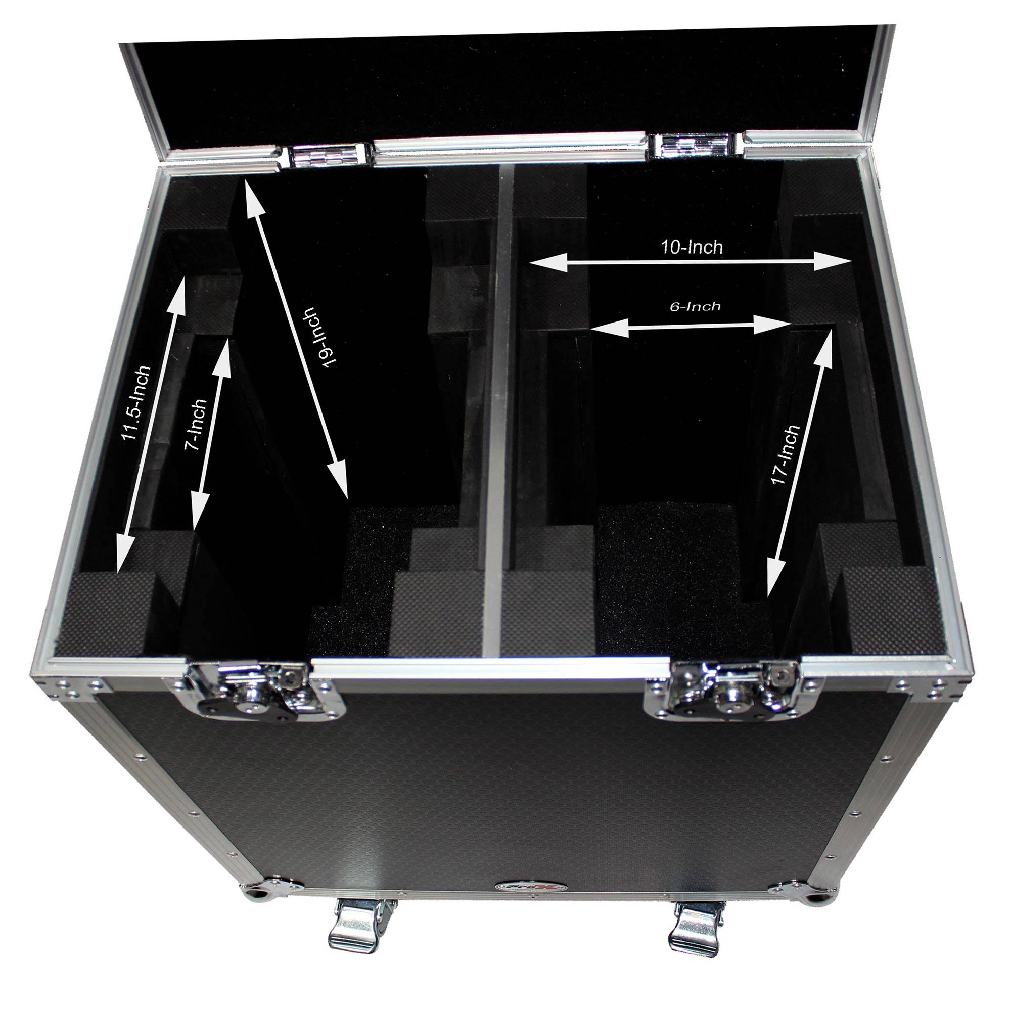 Moving Head Lighting Case for 2 Units Y41328