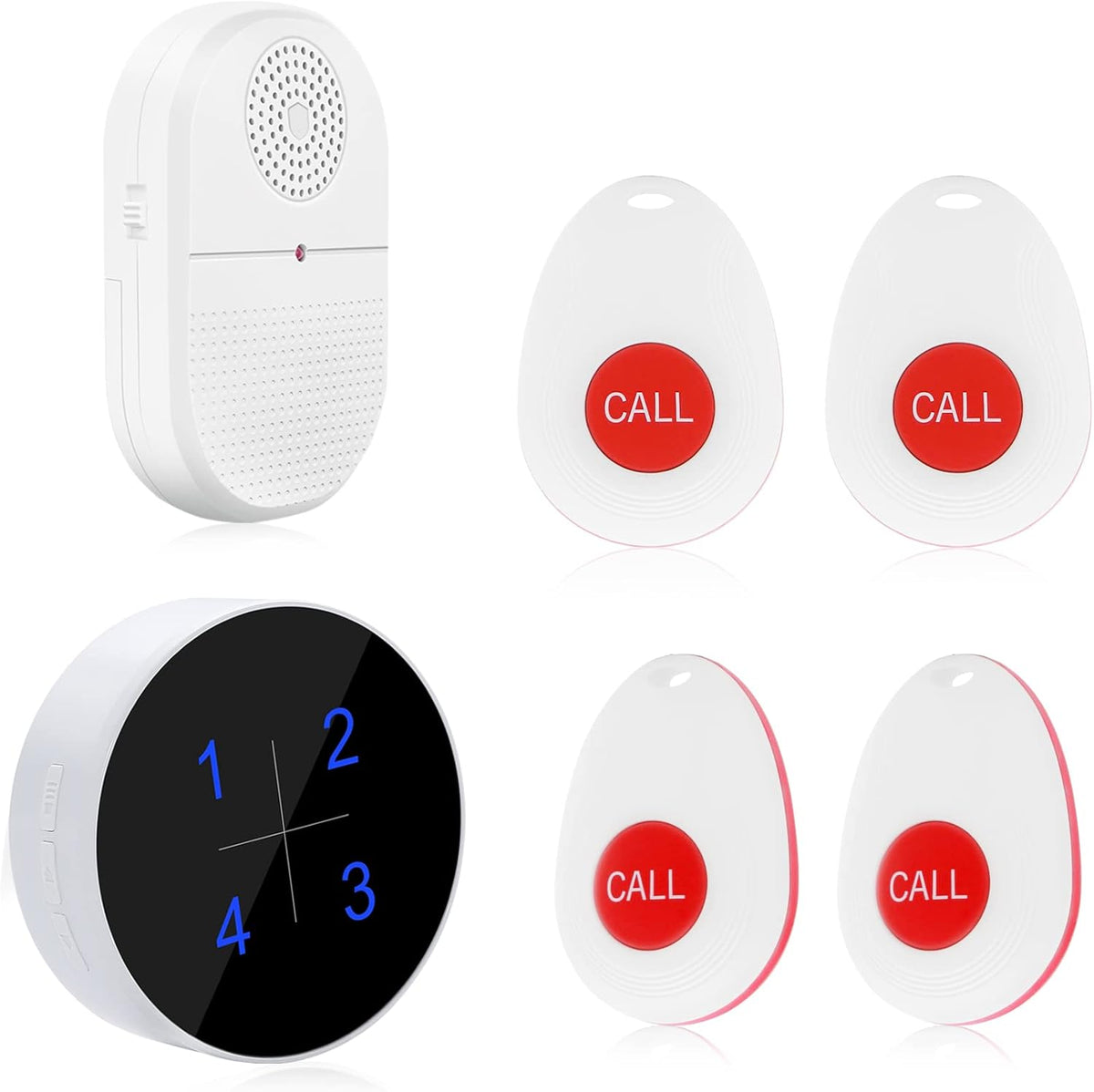 Wireless Caregiver Pager Emergency Alert System Call Button S3974