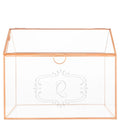Personalized Glass Terrarium Card Holder T392142