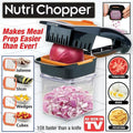 Food Vegetable Chopper Dicer with Stainless Steel Blades & Container I75491