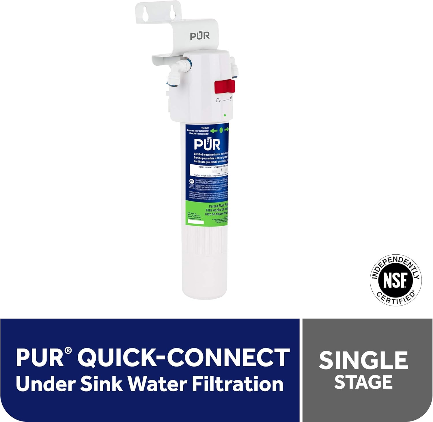 White Pack of 2 Water Filtration System W557181