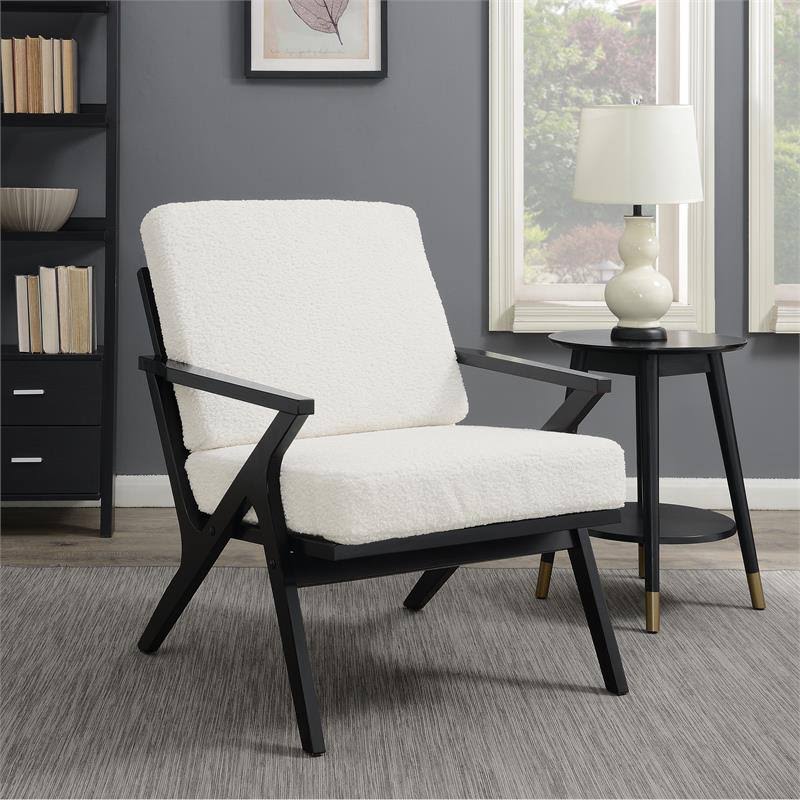 White Wood Frame Chair Z64906