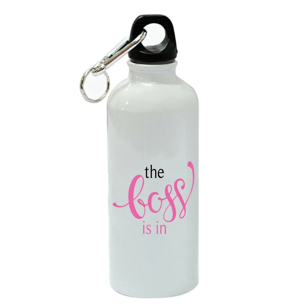 White Aluminum Sports 20 oz Water Bottle P44964