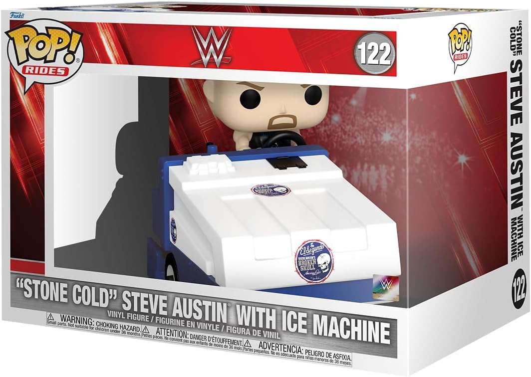 WWE Steve Austin Zamboni Deluxe Vinyl Figure C24996
