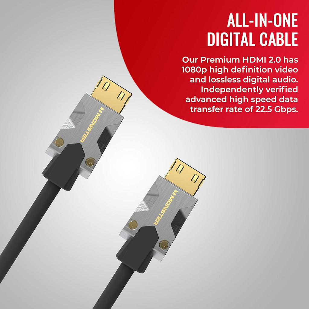 Certified Premium Ultra High Speed HDMI Cable - 2.0 4K 60Hz - 5 Meters R151517