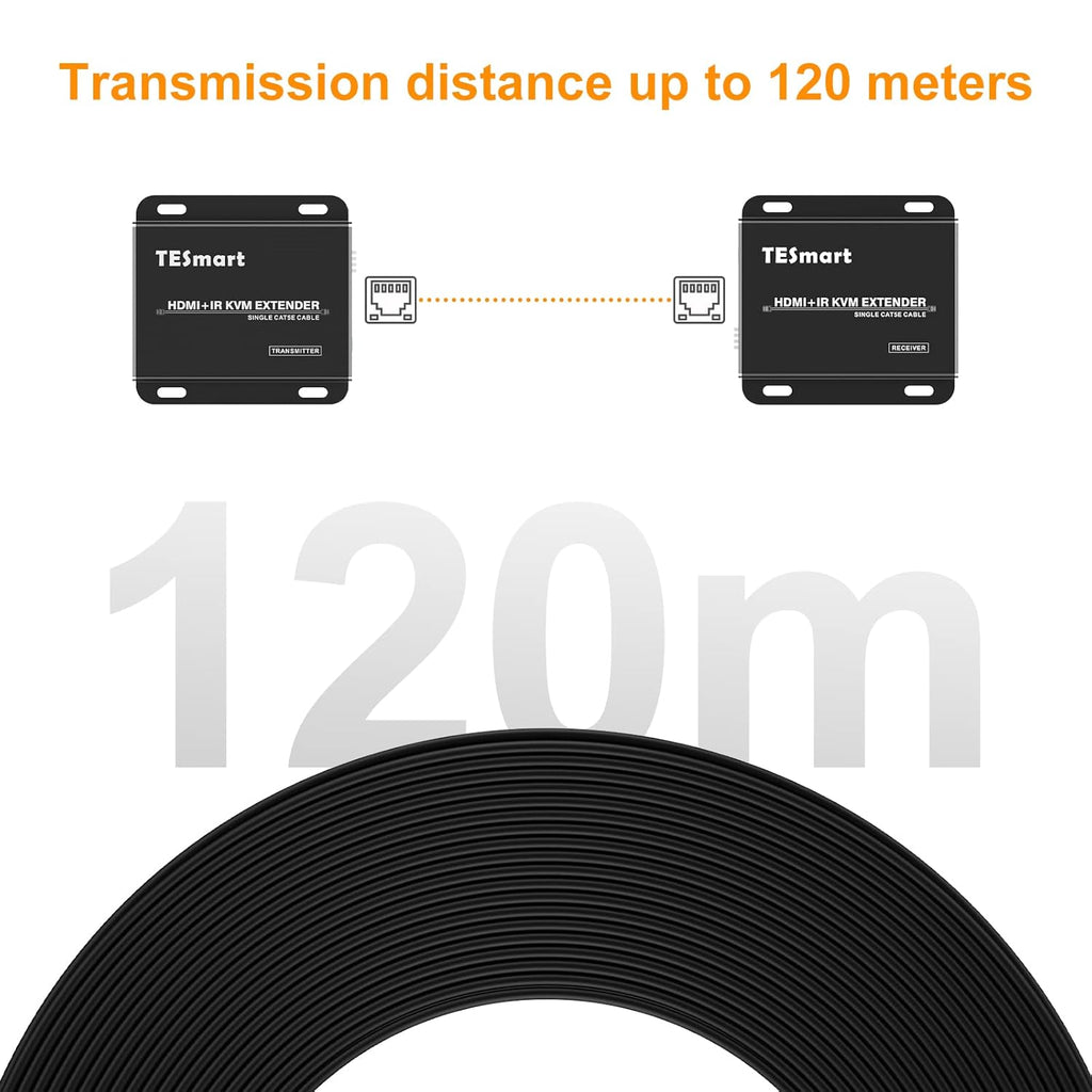 HDMI KVM Extender Over CAT5/6 Cable, 1080P 60Hz C791286