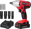 Cordless Impact Wrench 3-in-1, 20V Battery and Fast Charger, Pack of 2 T127