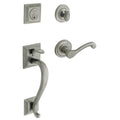 Distressed Antique Nickel Sectional Handleset Y189