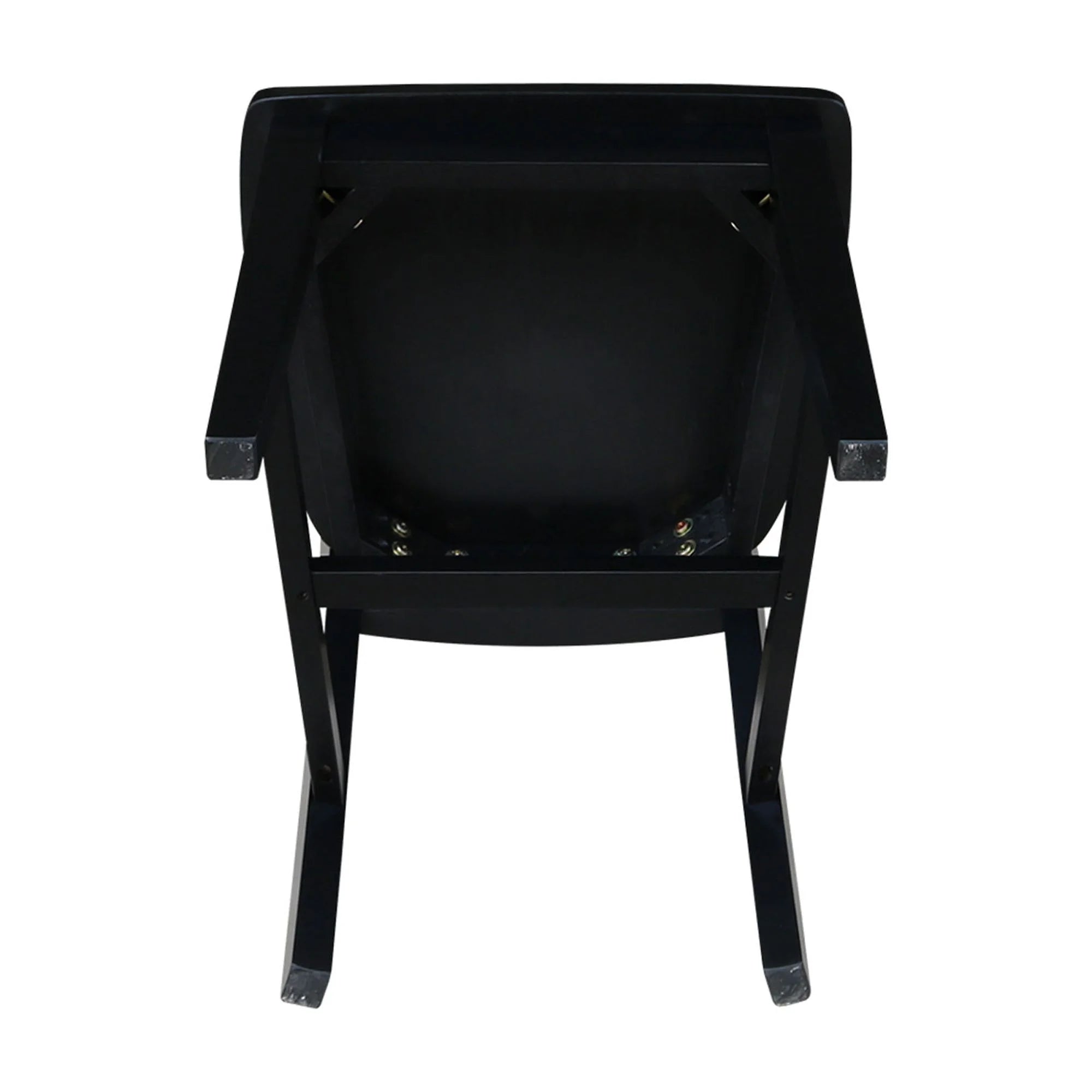 Black Splatback Dining Chair (set of 2) U39034