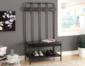 Charcoal Grey Metal Bench Q367198