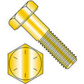 1/4-20 x 2-3/4x22 Hex Head Cap Screw - Steel - Zinc Yellow - Grade 8 - 100 Pk I418
