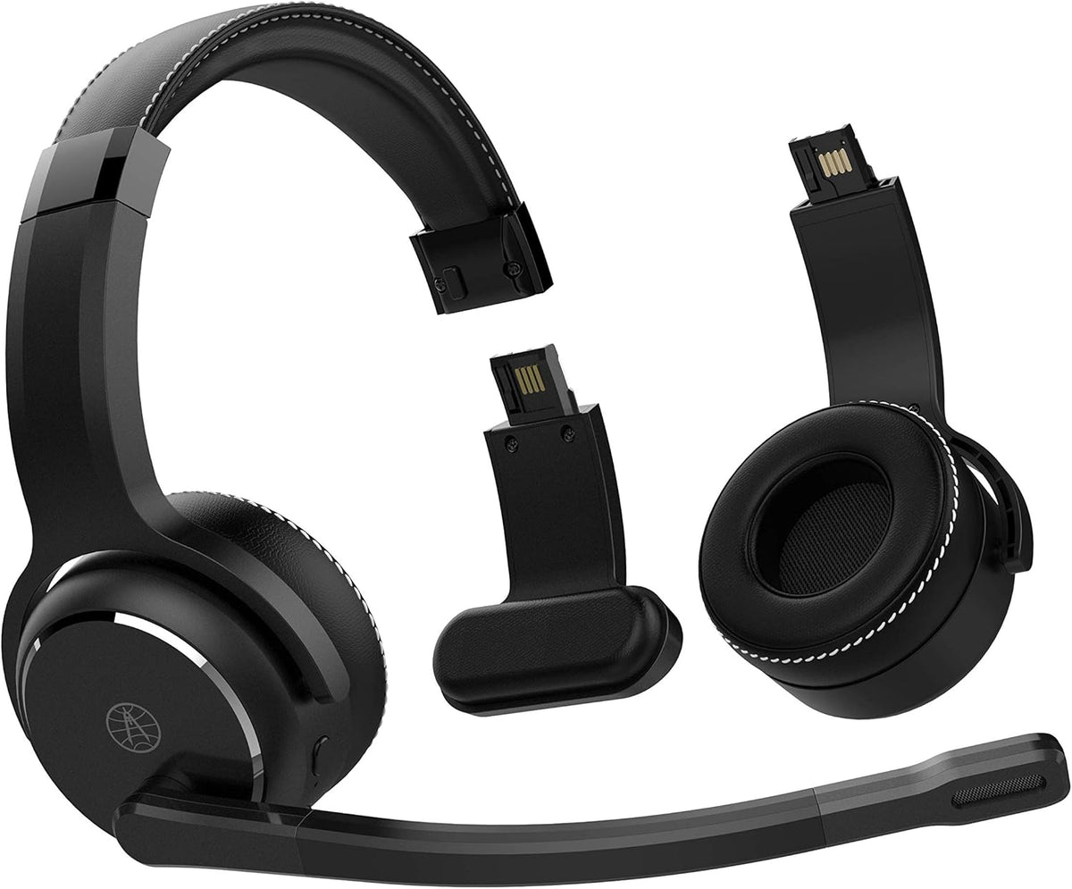 Black Wireless Headset with Noise Cancellation P9144