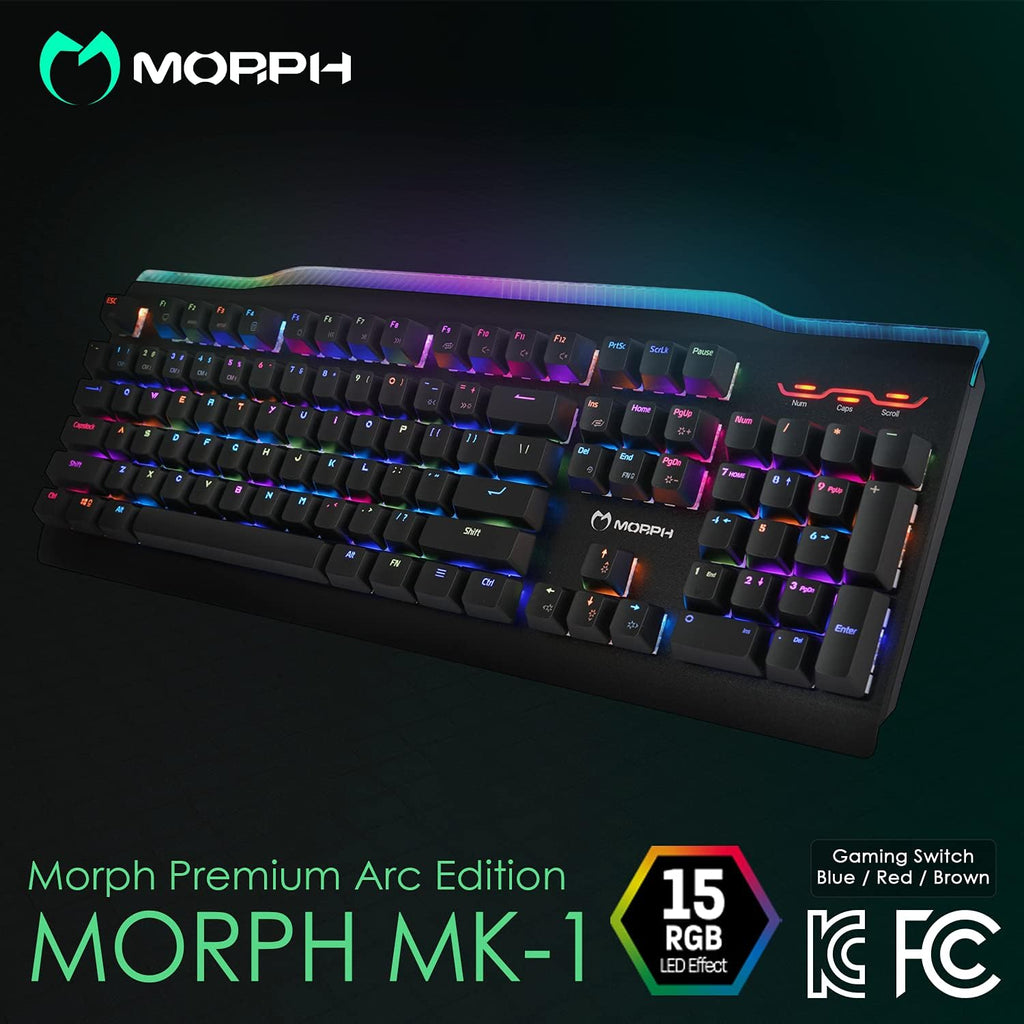 Black USB Wired RGB Mechanical Gaming Keyboard Z42419