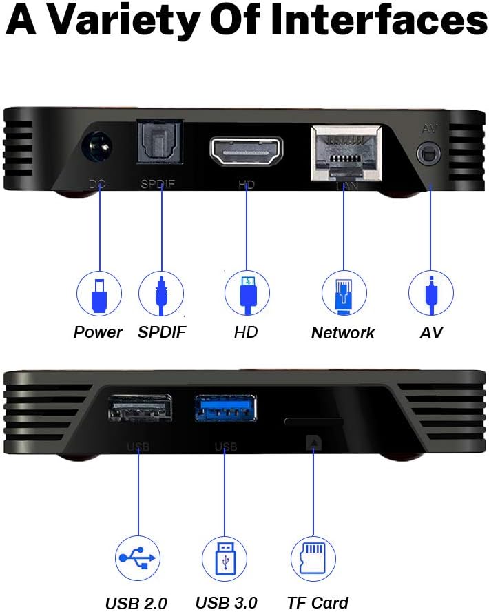 2GB 16GB 4K Android TV Box with Mini Backlit Keyboard, Pack of 2 N678612