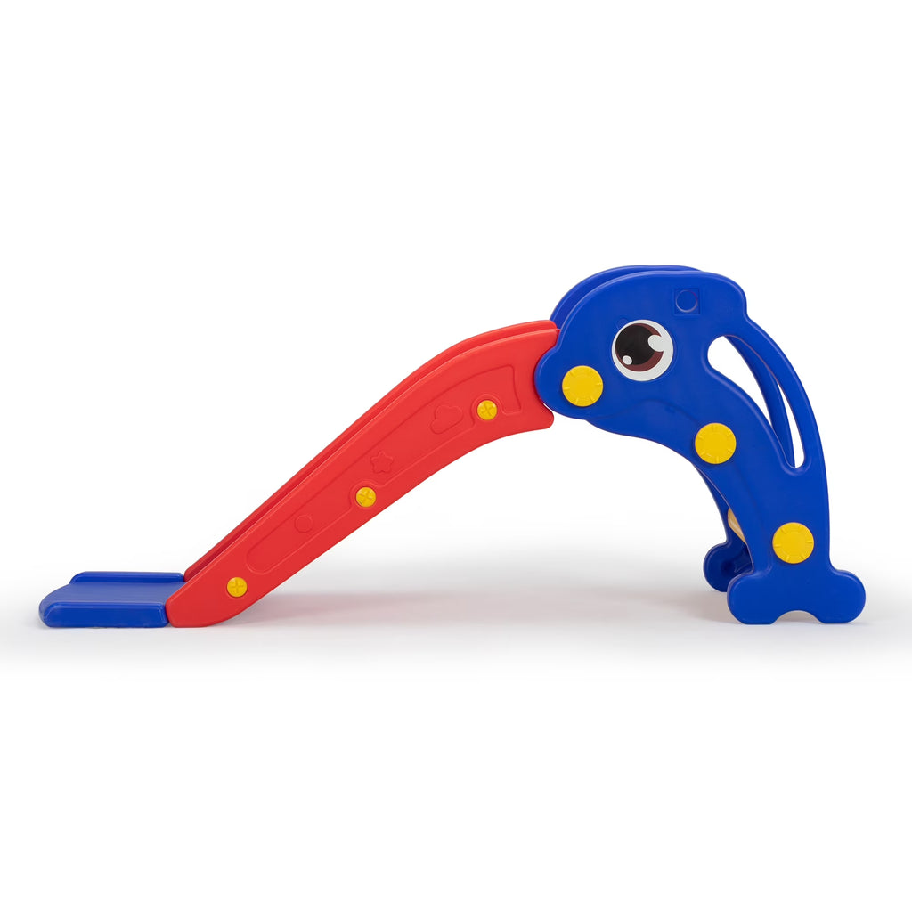 Dolphin Toddler Slide with Basketball Hoop A53361