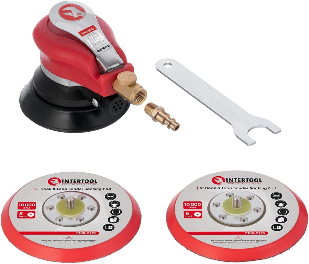6-inch Air Random Orbital Sander with 2 Backing Pads G94377