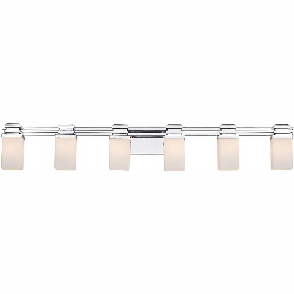6-Light Chrome Bath Light U305