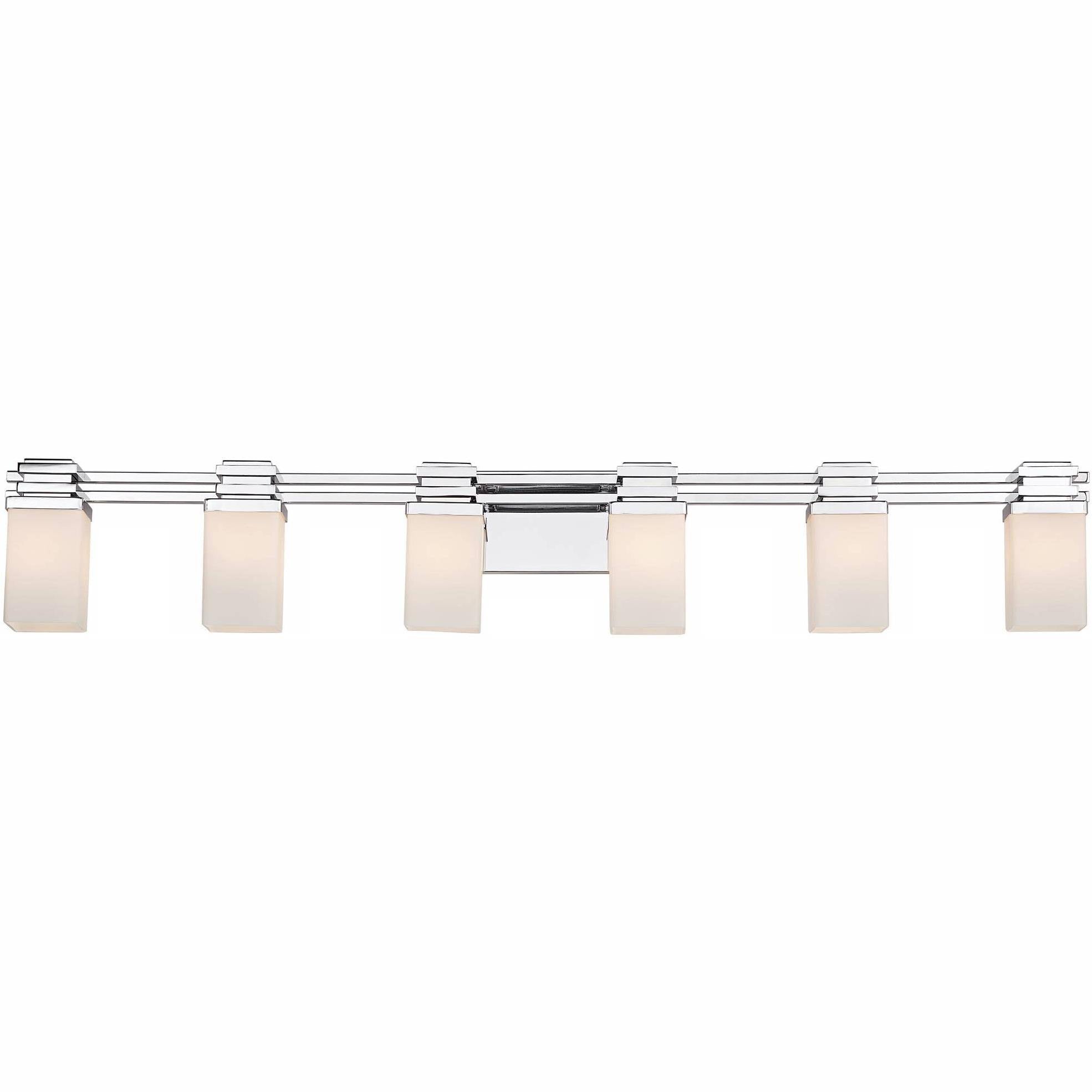 6-Light Chrome Bath Light U305