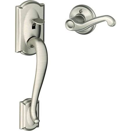Satin Nickel Left Hand Lever Front Entry Handleset C8031