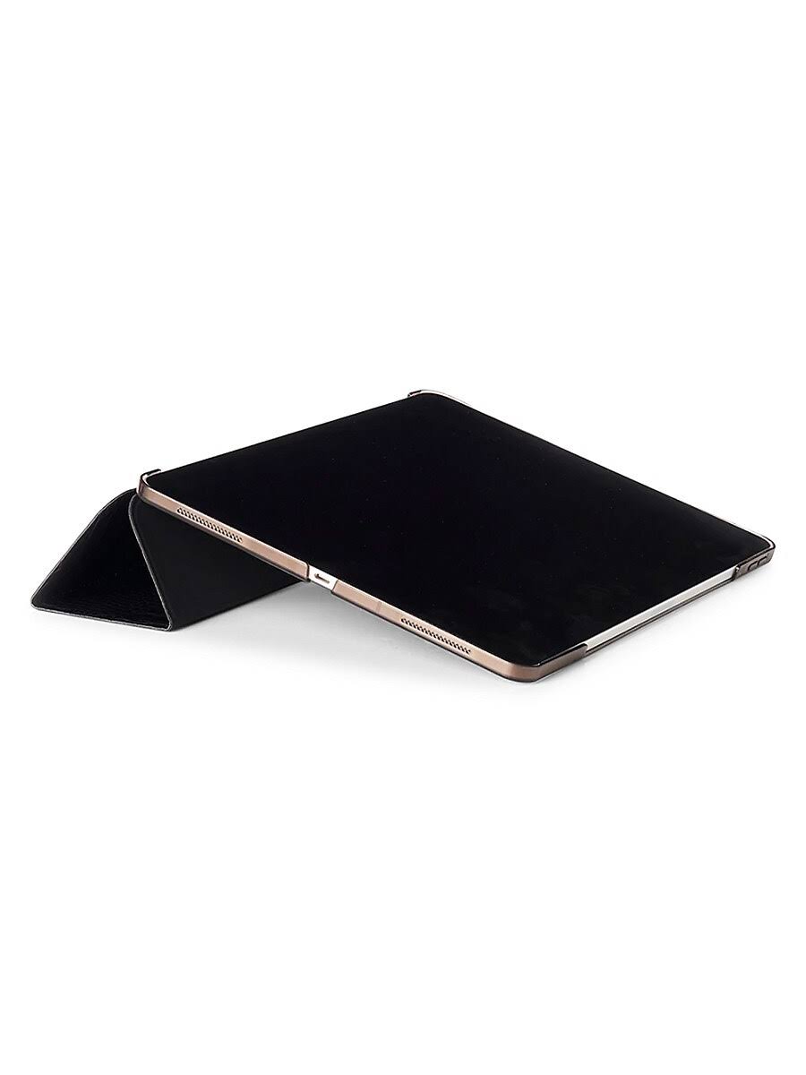 Black Crocodile-Embossed iPad Pro Case U380244